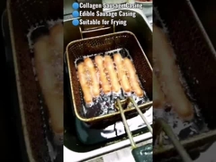 Χονδρικές συσκευές για λουκάνικα Τρώσιμες φυσικές συσκευές κολλαγόνου για λουκάνικα