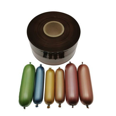 HALAL Τροφική ποιότητα Προσαρμοσμένο λογότυπο Εκτυπωμένα περιβλήματα λουκάνικα νάιλον 20-100mm Καλιβέριο για επεξεργασία κρέατος