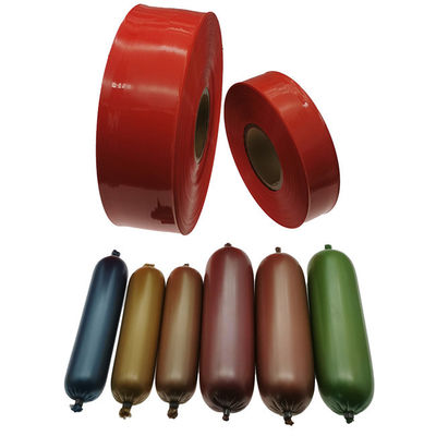 Προσαρμοσμένο λογότυπο έντυπο φαγητό Πλαστικό περίβλημα λουκάνικου ανθεκτικό στη θερμότητα