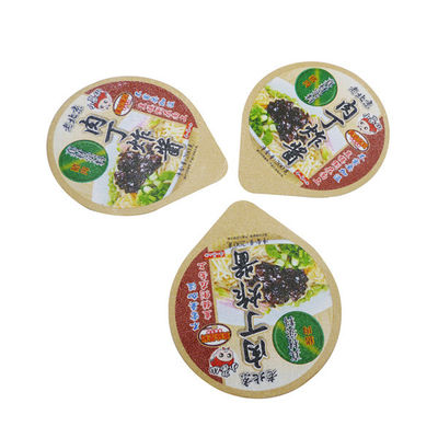 Kingred Laminated Alloy 8011 Spicy Sauce Die Cut Lids 10 Έγχρωμη μεμβράνη εκτύπωσης