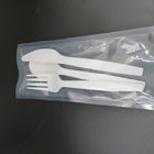 Άσπρα μαύρα βιοδιασπάσιμα πλαστικά εργαλεία μαχαιροπήρουνων 4.5g μίας χρήσης πλαστικά