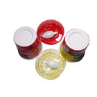 Στρογγυλά μίας χρήσης πλαστικά φλυτζάνια γιαουρτιού με το κουτάλι 1,5 - 20grams