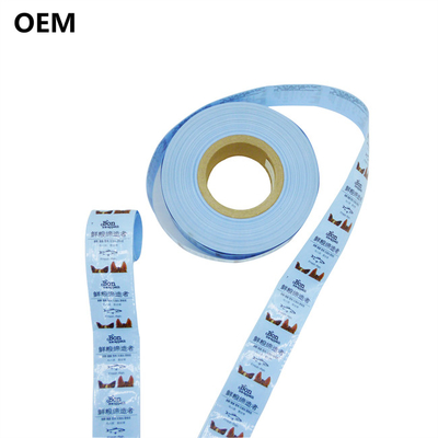 OEM Φλεξογραφία Τυπωμένα πλαστικά περιβλήματα Τροφικής ποιότητας Ασθενή πλαστικά περιβλήματα λουκάνικα