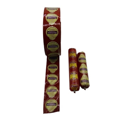 Προσαρμοσμένη ετικέτα ετικέτας flexography εκτύπωση λουκάνικα συσκευασία χρωματικά περιβλήματα άοσμων πλαστικών περιβλήματα χονδρικό