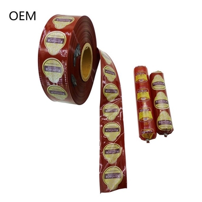 Προσαρμοσμένη ετικέτα ετικέτας flexography εκτύπωση λουκάνικα συσκευασία χρωματικά περιβλήματα άοσμων πλαστικών περιβλήματα χονδρικό