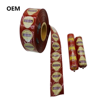 Διαφορετικά μεγέθη από 20 mm καλπάκι έως 160 mm flexography logo εκτυπωμένο πλαστικό περιβλήματα λουκάνικα