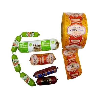 Διαφορετικά μεγέθη από 20 mm καλπάκι έως 160 mm flexography logo εκτυπωμένο πλαστικό περιβλήματα λουκάνικα