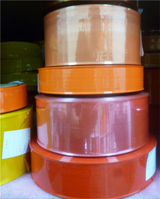 PVDC Sasuage Casing Φλεξογραφία Εκτύπωση υψηλού φραγμού Τελωνειακό λογότυπο εκτυπωμένο Sausage Casing