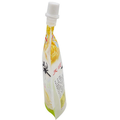 250ml στάση Doypack γάλακτος σόγιας επάνω στη σακούλα με το cOem ακροφυσίων που τυπώνεται