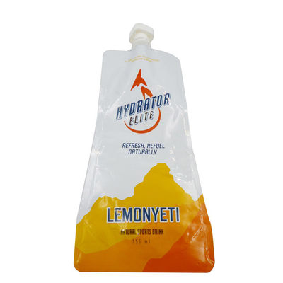 Στάση επάνω στο ποτό Doypack 350ml λιπασματοποιήσιμο με την ταινία υπερχείλισης πηκτωμάτων πυριτίου