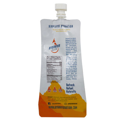 Στάση επάνω στο ποτό Doypack 350ml λιπασματοποιήσιμο με την ταινία υπερχείλισης πηκτωμάτων πυριτίου