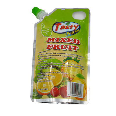 Kingred Food Grade Προσαρμοσμένο ΛΟΓΟΤΥΠΟ Εκτύπωση Stand Up Spout πουγκί Τσάντες για χυμούς