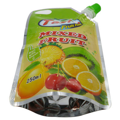 Kingred Food Grade Προσαρμοσμένο ΛΟΓΟΤΥΠΟ Εκτύπωση Stand Up Spout πουγκί Τσάντες για χυμούς