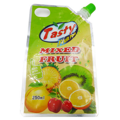 Kingred Food Grade Προσαρμοσμένο ΛΟΓΟΤΥΠΟ Εκτύπωση Stand Up Spout πουγκί Τσάντες για χυμούς