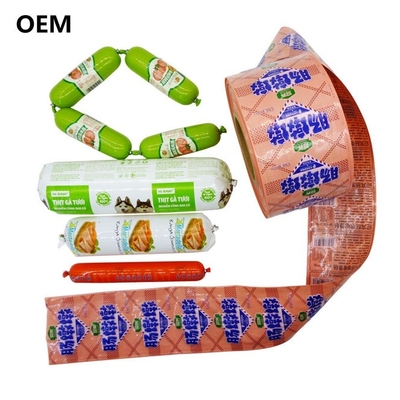 Διαφορετικά μεγέθη από 20 mm καλπάκι έως 160 mm flexography logo εκτυπωμένο πλαστικό περιβλήματα λουκάνικα