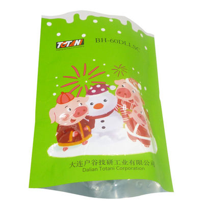 Πολυμελή πλαστική σακούλα βίντεο Προσαρμοσμένη μάρκα ψηφιακής εκτύπωσης LOGO σνακ υγρασία αδιάβροχη σακούλα φερμουάρ